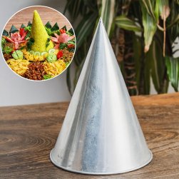 ナシ・トゥンペンの型 インドネシアのお祝いご飯 高さ:17cm