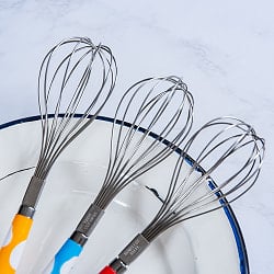 レトロカラーが可愛い タイの泡立て器 ホイッパー 22cm - サブ3