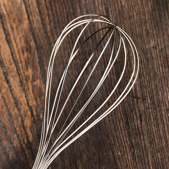 レトロカラーが可愛い タイの泡立て器 ホイッパー 25cm 3 - 先端部分