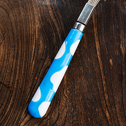 レトロカラーが可愛い タイの泡立て器 ホイッパー 25cm - サブ4