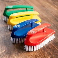 キッチュなカラーがかわいい!タイのアイロン型ブラシ 掃除道具 お風呂 靴洗い スニーカー