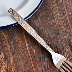 タイのエンボス入り スプーン フォーク セット - サブ3