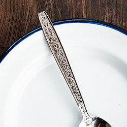 タイのエンボス入り スプーン フォーク セット - サブ5