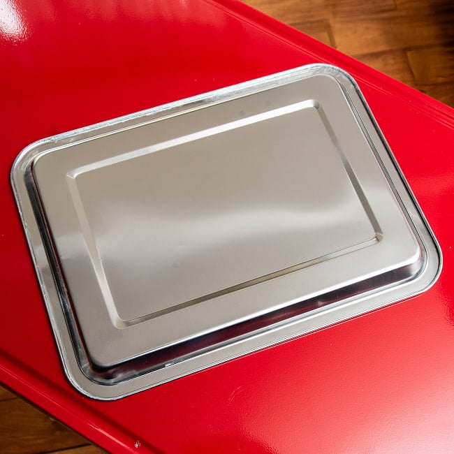 タイの屋台トレー 無骨な風合いがアジアン！ お盆 35x26cm 7 - 裏面