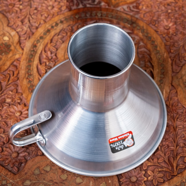 軽量アルミタイプ 〔口径約:約16.5cm〕 フードトランスポーター タイ料理の惣菜を袋詰めする 大口じょうご・ロート 6 - 拡大写真です