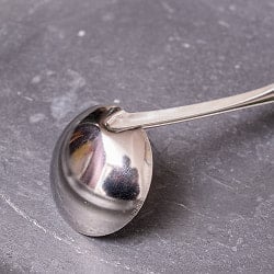 フック付きタイのミニお玉 約6cc(小さじ1強) 卓上調味料　シロップに便利なステンレスレードル - サブ5