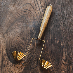 タイの揚げ菓子・前菜用 クラトン・トーンの型 真鍮製 - サブ3