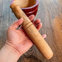 クロック - タイの木製臼と杵セット no.6 - サブ5