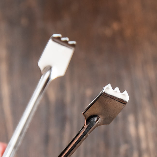 タイのトング 薬味の取り分けなど 9.5cm 3 - 薬味や角砂糖をしっかりホールド