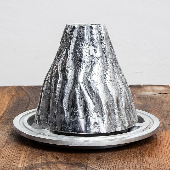 タイ名物・火山エビ鍋｜エビの蒸し焼きが楽しめるアルミ調理器 3 - 全体図