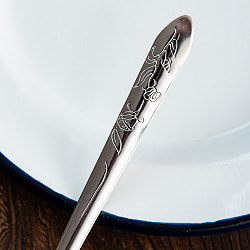 タイの長めスプーン バラの模様入り ソーダスプーン パフェスプーン - サブ2