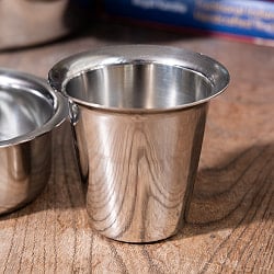 南インドのコーヒーカップとソーサーセット〔直径:約7.2cm〕 - サブ5