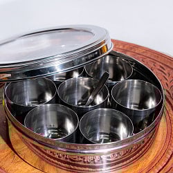 中が見えるスパイスボックス　シースルータイプ[直径19cm] - サブ2