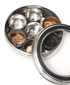 中が見えるスパイスボックス[直径19cm](ID-TBLWR-461)