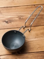 タルカパン[中] 黒 ノンスティック【約10cm】インド料理でスパイスをテンパリングする調理器具