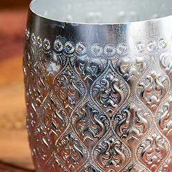 タイの飾りつきエンボス・アルミコップ【約8cm×9.5cm】 - サブ4