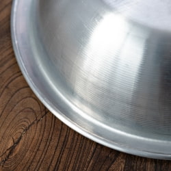 キャンプにも便利なアルミボウル　ミキシングボウル〔約18cm×約5.2cm〕　シンプルだけど、ぬくもりあるタイの食器 - サブ5