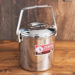 〔14cm 2L〕ブッシュクラフトの定番　ゼブラ社のビリー缶・ビリーポット　焚き火とキャンプの直火調理へ〔ステンレスSUS304製〕 - サブ2