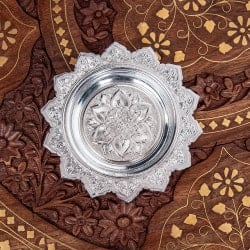 【6個セット】タイのお供え入れ 飾り皿 - 直径：約10.5cmの写真