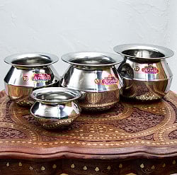 ステンレスのビリヤニ鍋　けっこう小盛サイズ（300cc） - サブ5