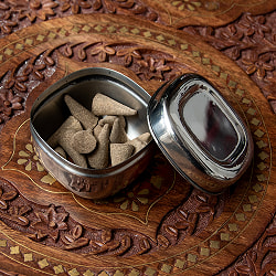 ステンレスのマサラケース・小物入れ[約6.5cm×約4.4cm] - サブ2