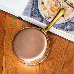 銅装飾のロイヤルソースパン（約13cm×3.5cm） - サブ4