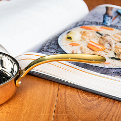 銅装飾のロイヤルソースパン（約13cm×3.5cm） - サブ5