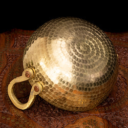 槌目仕立て調理用カダイ ブラス製  - 直径21cm - サブ5