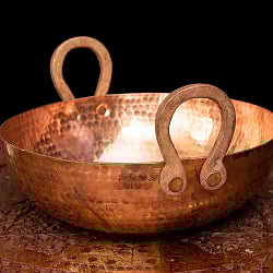 槌目仕立て高級調理用カダイ 銅製 - 直径27.5cm - サブ3