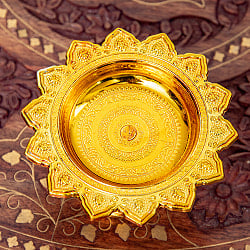 タイのお供え入れ 飾り皿 〔高さ:約5cm 直径:約9.5cm〕 - サブ2