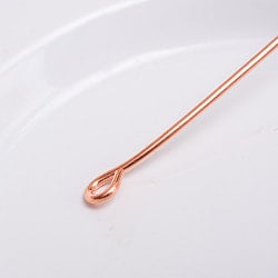 舌の掃除機　タン スクレーパー　本場インドの銅製　ミディアムタイプ　アーユルヴェーダ式舌磨きへ - サブ3