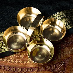 ブラス製のチャトニボウル 少し大きめ - サブ3