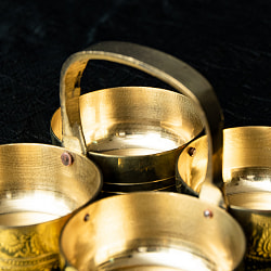 ブラス製のチャトニボウル 少し大きめ - サブ4