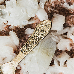 礼拝用 ミニ・ブラススプーン 長さ：約6.5cm - サブ3