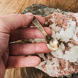 礼拝用 ミニ・ブラススプーン 長さ：約6.5cm - サブ5