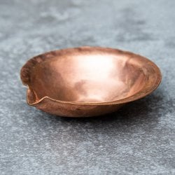 銅の聖油・聖水ボウル - 直径約4.5cm