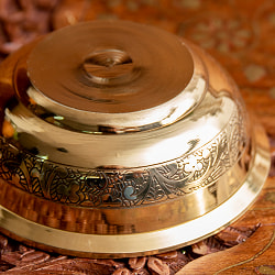 重厚なブラスボウル 高さ約3.5cm - サブ3