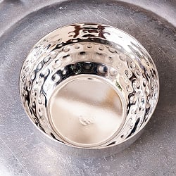 美しい槌目模様仕上げ　料理が華やかに　カレー小皿　ライスカトリ〔約9.8cm×約5cm 約300ml〕 - サブ3