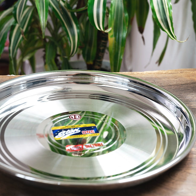 カレー大皿 No.13 [約29cm]-重ね収納ができるタイプ　ターリー 4 - 良い雰囲気です