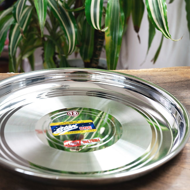 カレー大皿 No.13 [約30.5cm]-重ね収納ができるタイプ　ターリー 4 - 良い雰囲気です