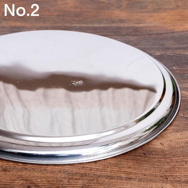 カレー大皿 No.14 [約33.5cm]-重ね収納ができるタイプ　ターリー 14 - 拡大写真です