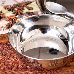 重ねられるカレー皿　 大きめ　サービングカトリ　取り分けサイズ〔約13.7cm×約4.7cm 約500ml〕 - サブ4