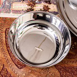 重ねられるカレー皿　特大　サービングカトリ　取り分けサイズ〔約16.5cm×約6cm 約900ml〕 - サブ3