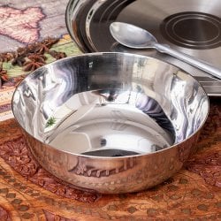 重ねられるカレー皿　超特大　サービングカトリ　取り分けサイズ〔約18.7cm×約6.5cm 約1100ml〕