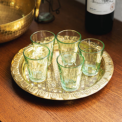 【5個セット】インドのミニチャイカップ[高さ6.6cm程度 直径5.5cm程度] - サブ2