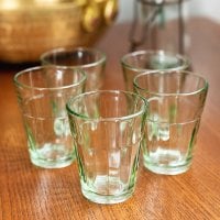 【5個セット】インドのミニチャイカップ[高さ6.6cm程度 直径5.5cm程度]