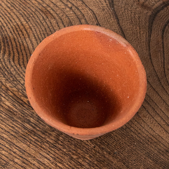 【5個セット】素焼きのチャイカップ クルフィカップ 【オイルランプ用】 3 - 単体で見てみました。