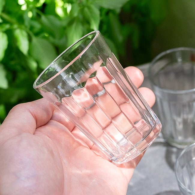 【5個セット】インドのチャイカップ[約8.2cm程度×直径：約6cm] 3 - このくらいのサイズ感になります
