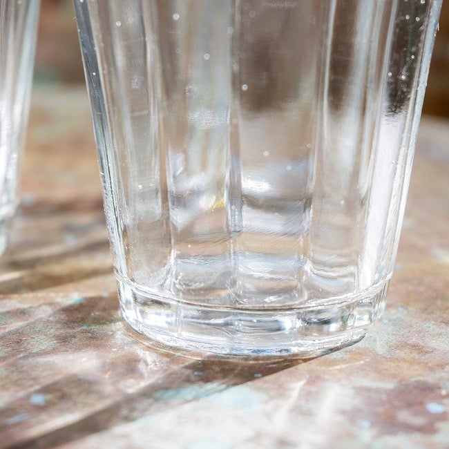 【5個セット】インドのチャイカップ【高さ:約9.2cm 直径:約6.2cm 容量：約120ml】 6 - 底面の写真です