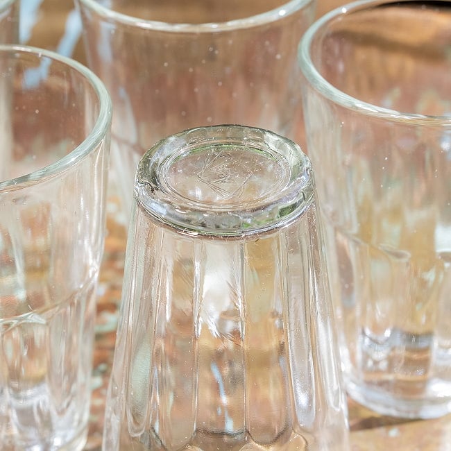 【5個セット】インドのチャイカップ【高さ:約9.2cm 直径:約6.2cm 容量：約120ml】 9 - 裏面になります